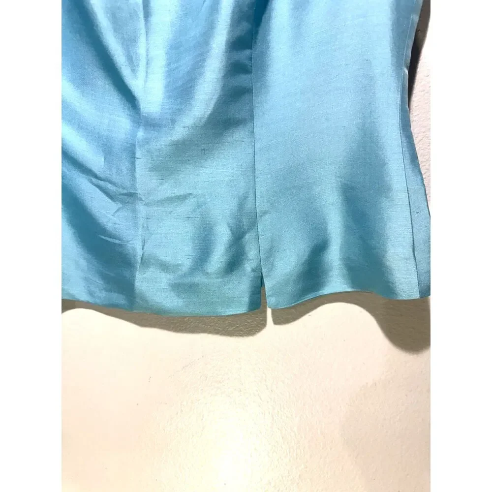 Ronni Nicole Aqua Blue Sleeveless Jumpsuit Romper Set